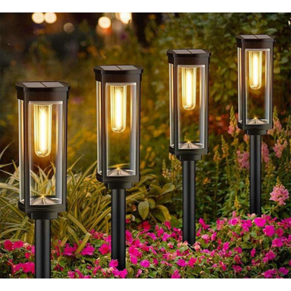 Outdoor Standing Solar LED Pathway Light – ABS Body with Rechargeable Battery