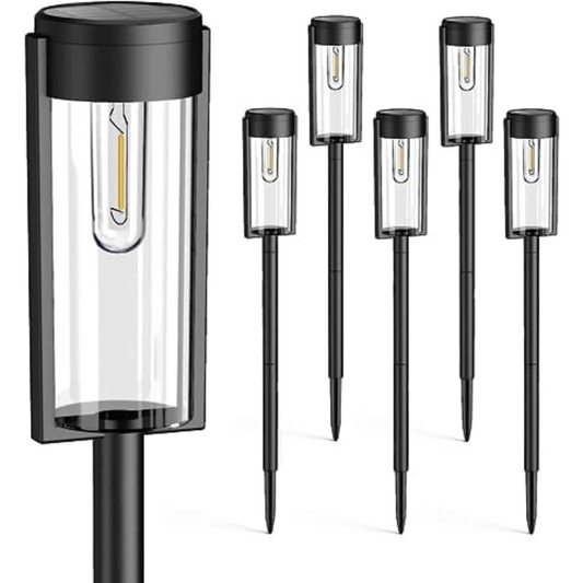 Outdoor Standing Solar LED Pathway Light – ABS Body with Rechargeable Battery