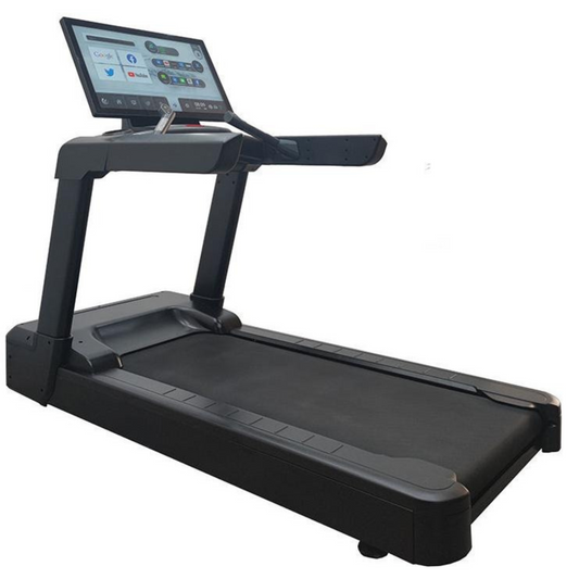 Commercial 3.0HP Treadmill with 32" LED Screen and Manual Incline