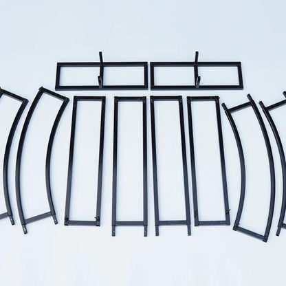Black U-Shape Arch Flower Stand –  Backdrop Frame for Floral Arrangements & Events