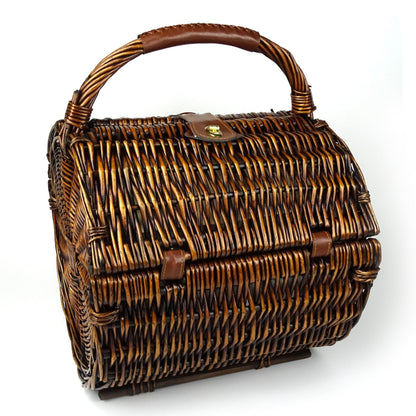 Handwoven Full Willow Picnic Basket – Durable & Elegant