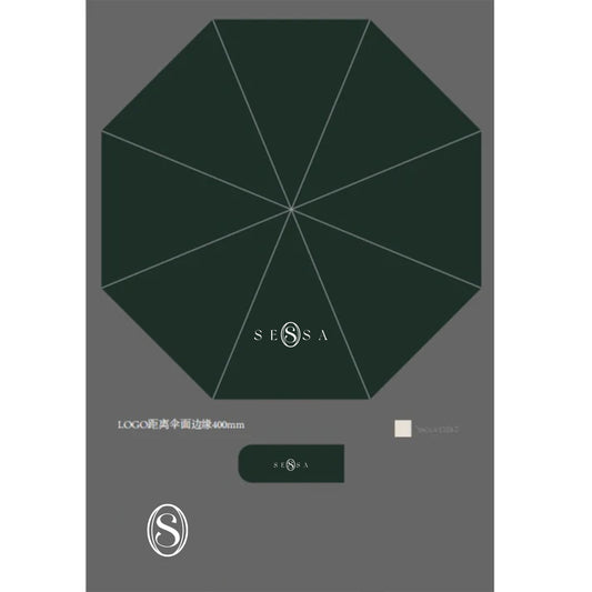 Custom Branded Mini Windproof Umbrella with Logo Print