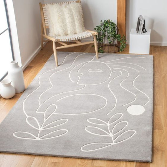 Modern Poly Cotton Rug – Soft Indoor Floor Mat in a Range of Colors