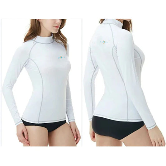 Hydro Sleek Crew Neck Long Sleeve – Clingy Fit Performance Top with Raglan Sleeves