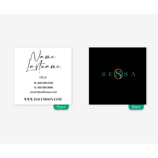 Square Business Card – Modern & Professional