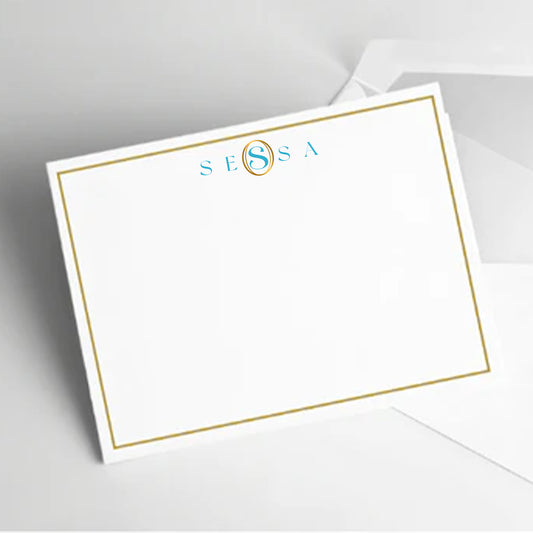 Note Card with Triangular Flap – Elegant & Stylish