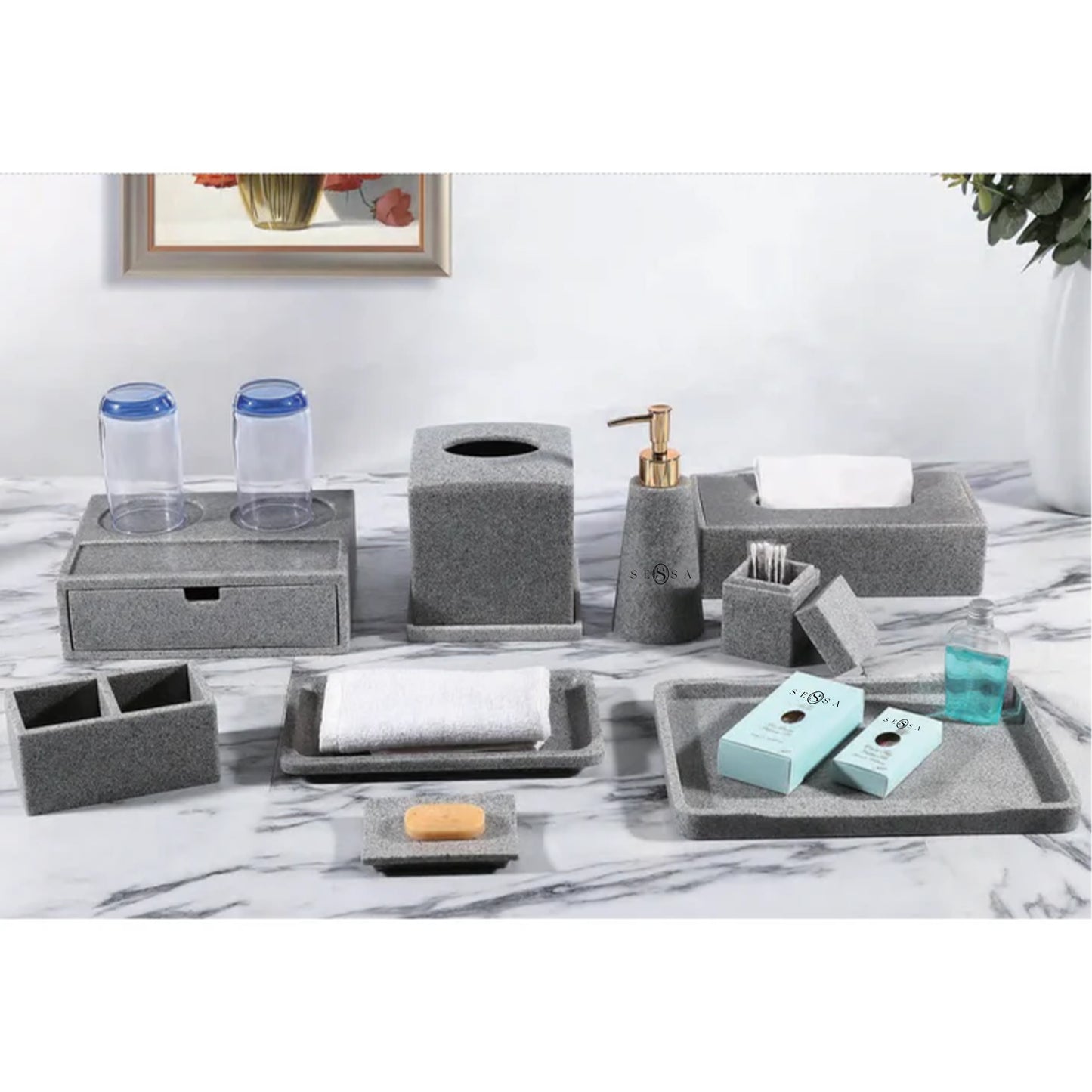 YTX-2058 Countertop Toiletry Dispenser – Modern & Functional