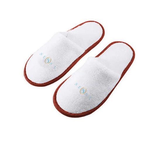 Classic Terry Cloth Slippers – Soft & Comfortable Hotel Slippers