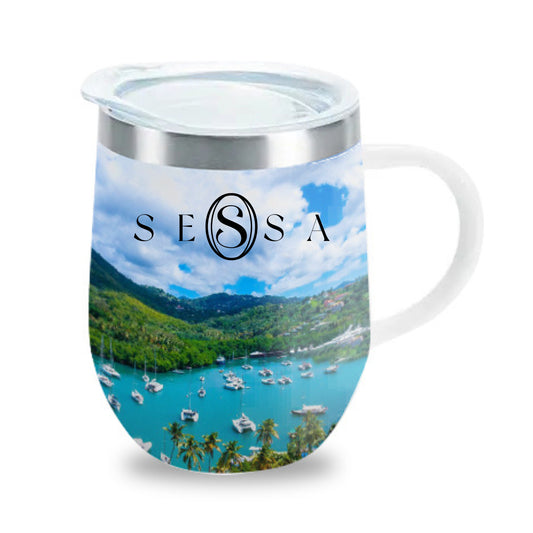 Insulated Stainless Steel Travel Mug – 12oz Custom Print