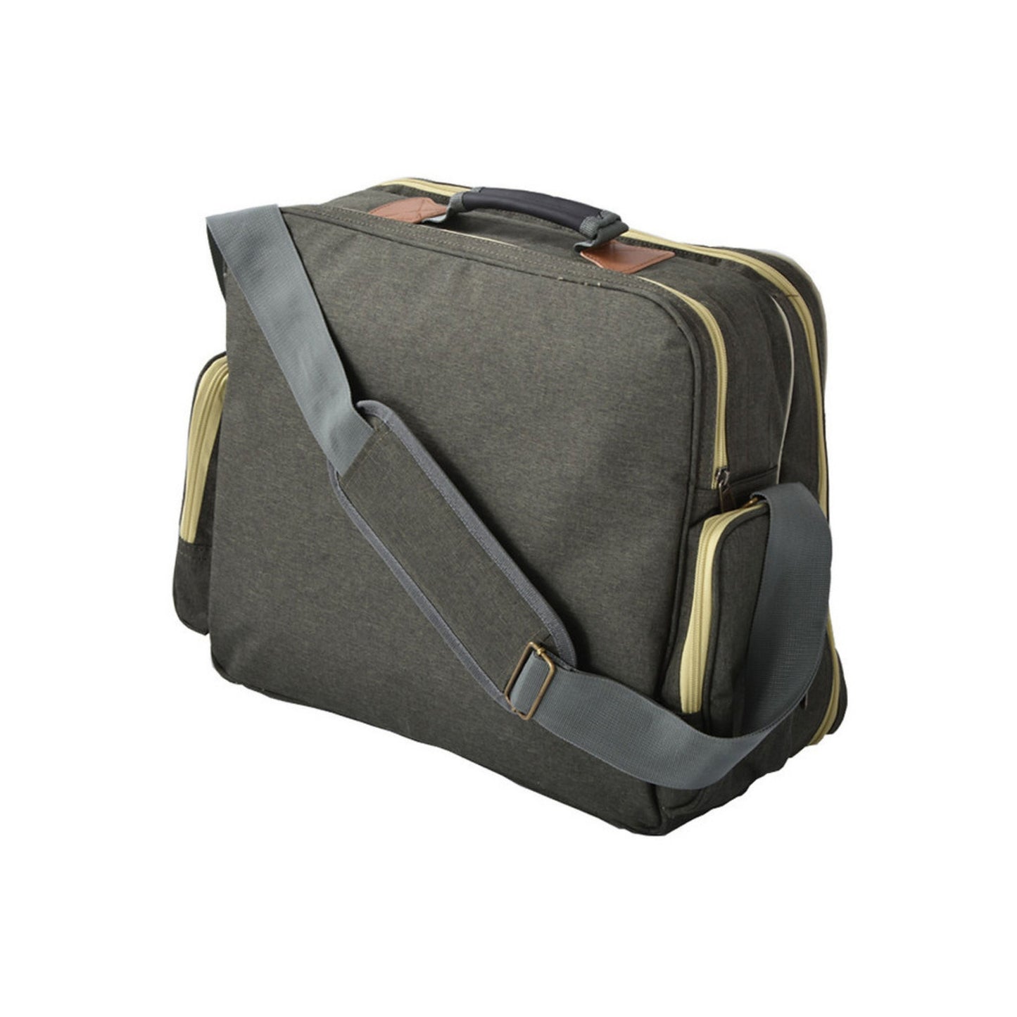 Picnic Backpack for 4 with Cutlery, Plates, Wine Glasses, and Accessories