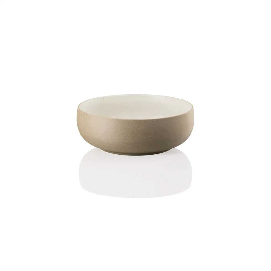 Round stoneware bowls in light stone color – Joyn Ash