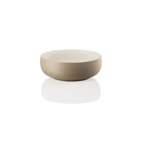 Round stoneware bowls in light stone color – Joyn Ash