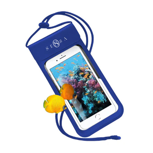 Waterproof Phone Case – Blue
