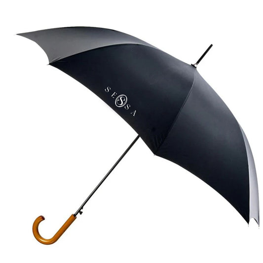 Compact Wooden Handle Umbrella – Stylish & Durable