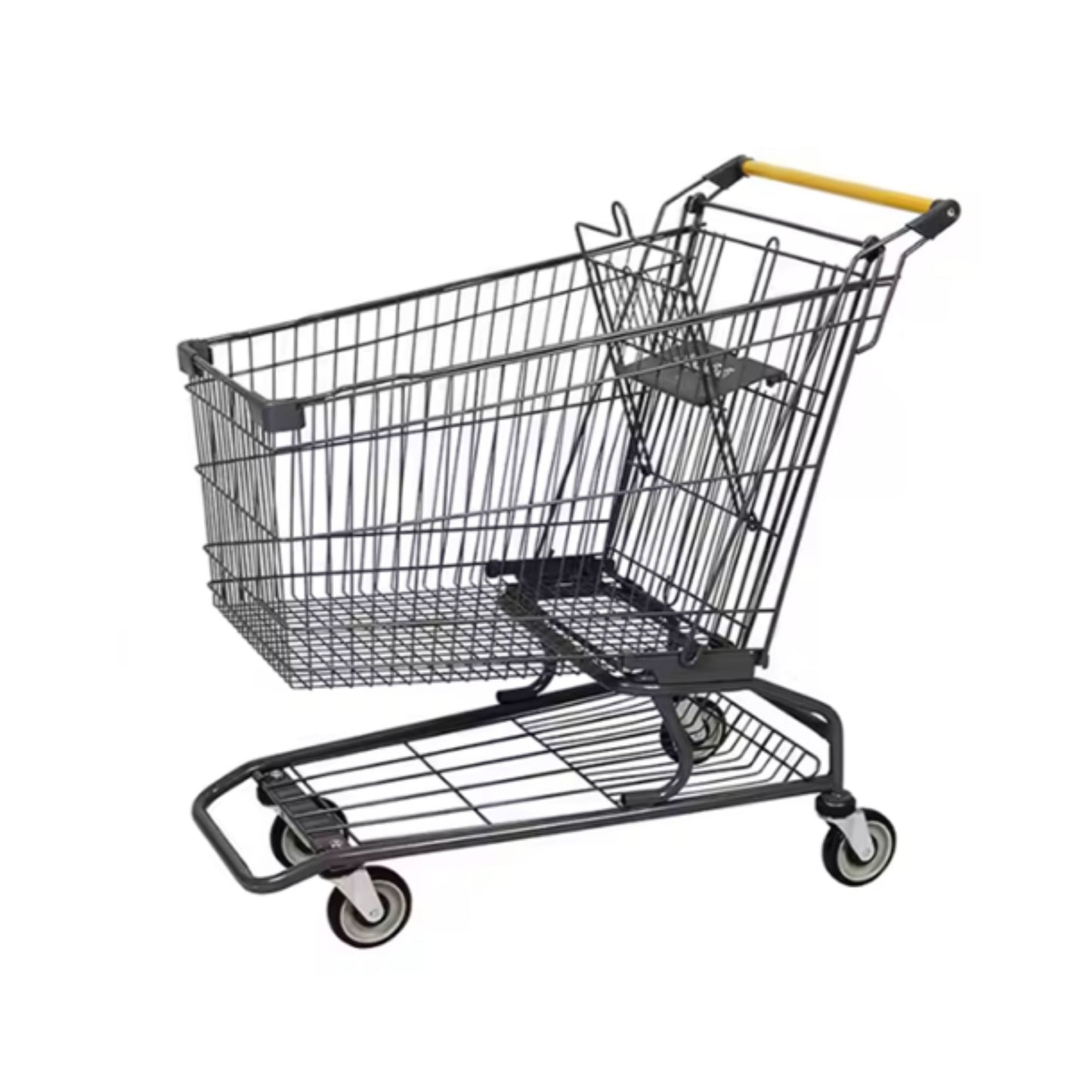 Heavy-Duty 275L Baggage Cart – Electrophoresis & Powder Coated with PU Wheels