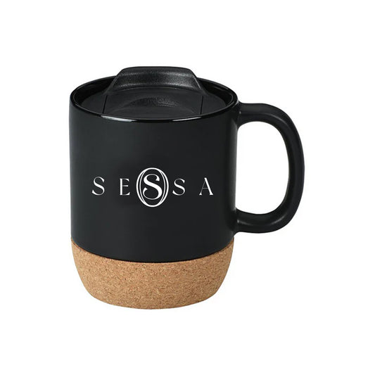 Customizable Cork Bottom Ceramic Mug