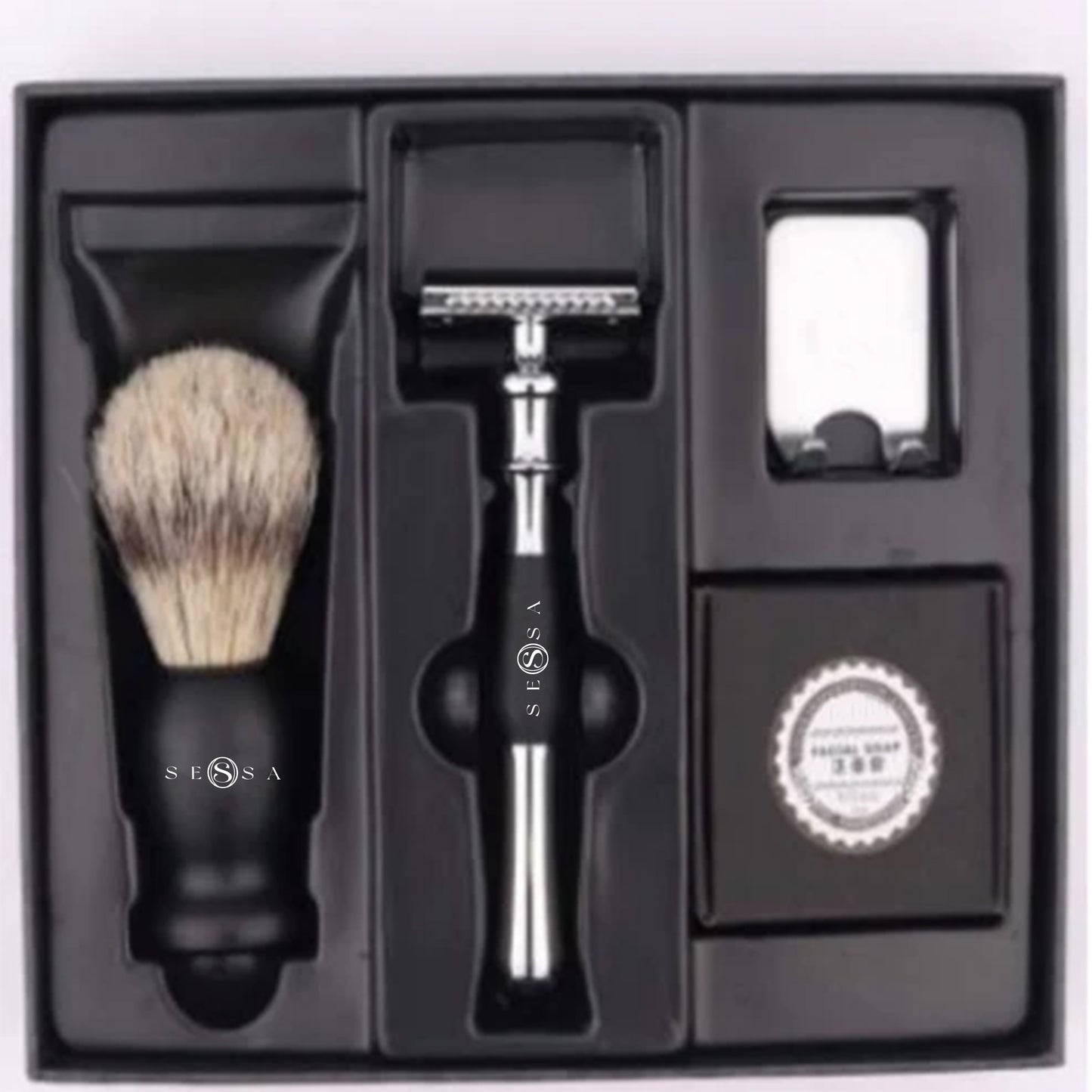 Luxury Shaving Kit with Facial Soap – Complete Grooming Set