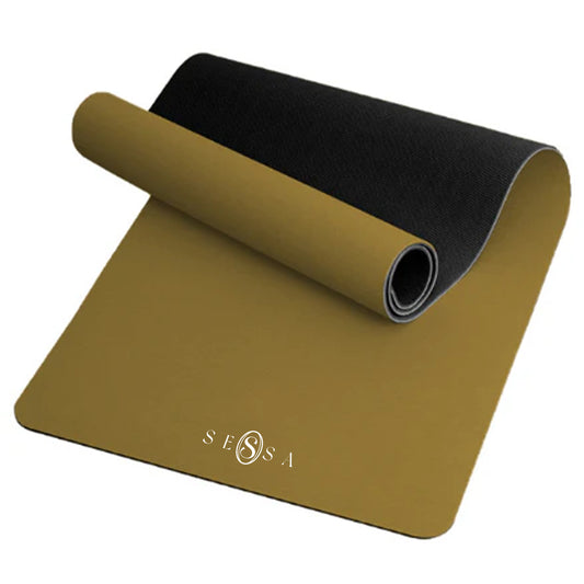 Yoga Mats – Non-Slip, Durable & Eco-Friendly (Olive Green & Black)