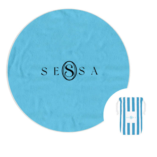 AC Beach Towel with Bag – Soft, Absorbent & Travel-Ready