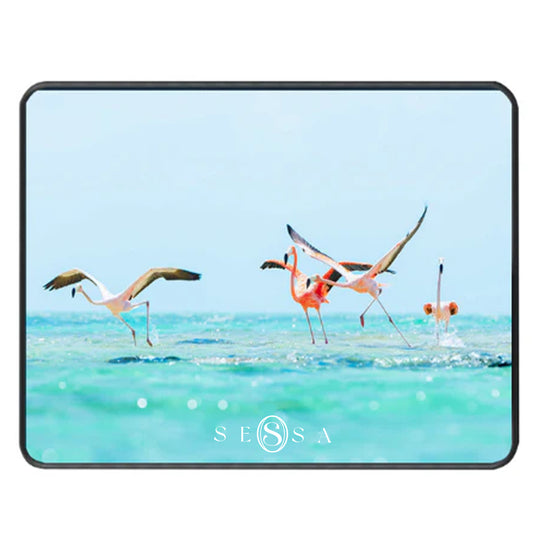 Customizable Mouse Pad with Stitched Edge