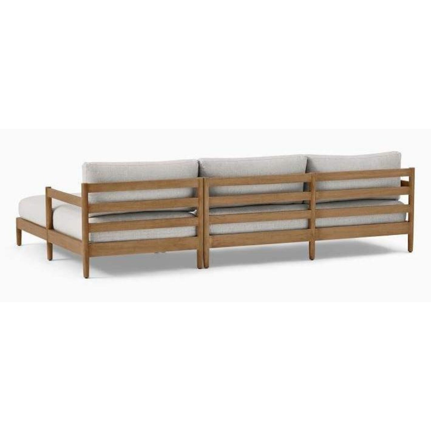 Customizable Teak Wood Patio Outdoor Sofa – Premium Outdoor Seating