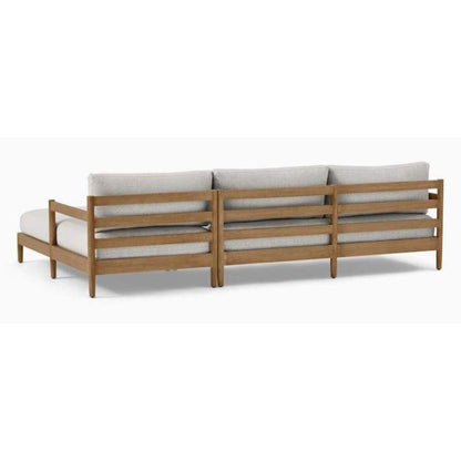 Customizable Teak Wood Patio Outdoor Sofa – Premium Outdoor Seating