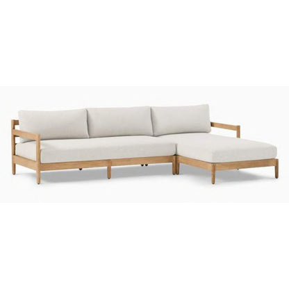 Customizable Teak Wood Patio Outdoor Sofa – Premium Outdoor Seating