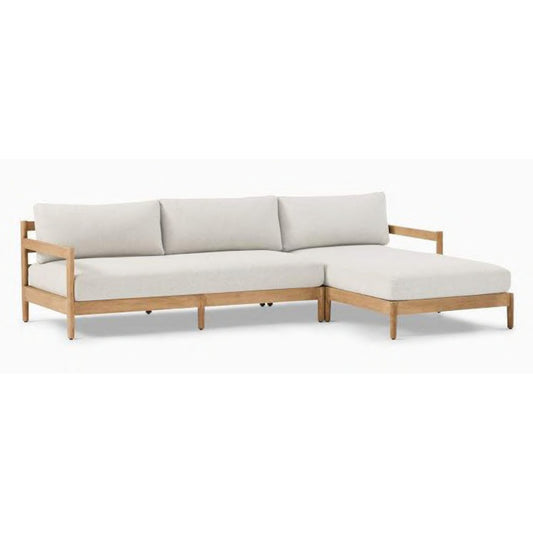Customizable Teak Wood Patio Outdoor Sofa – Premium Outdoor Seating