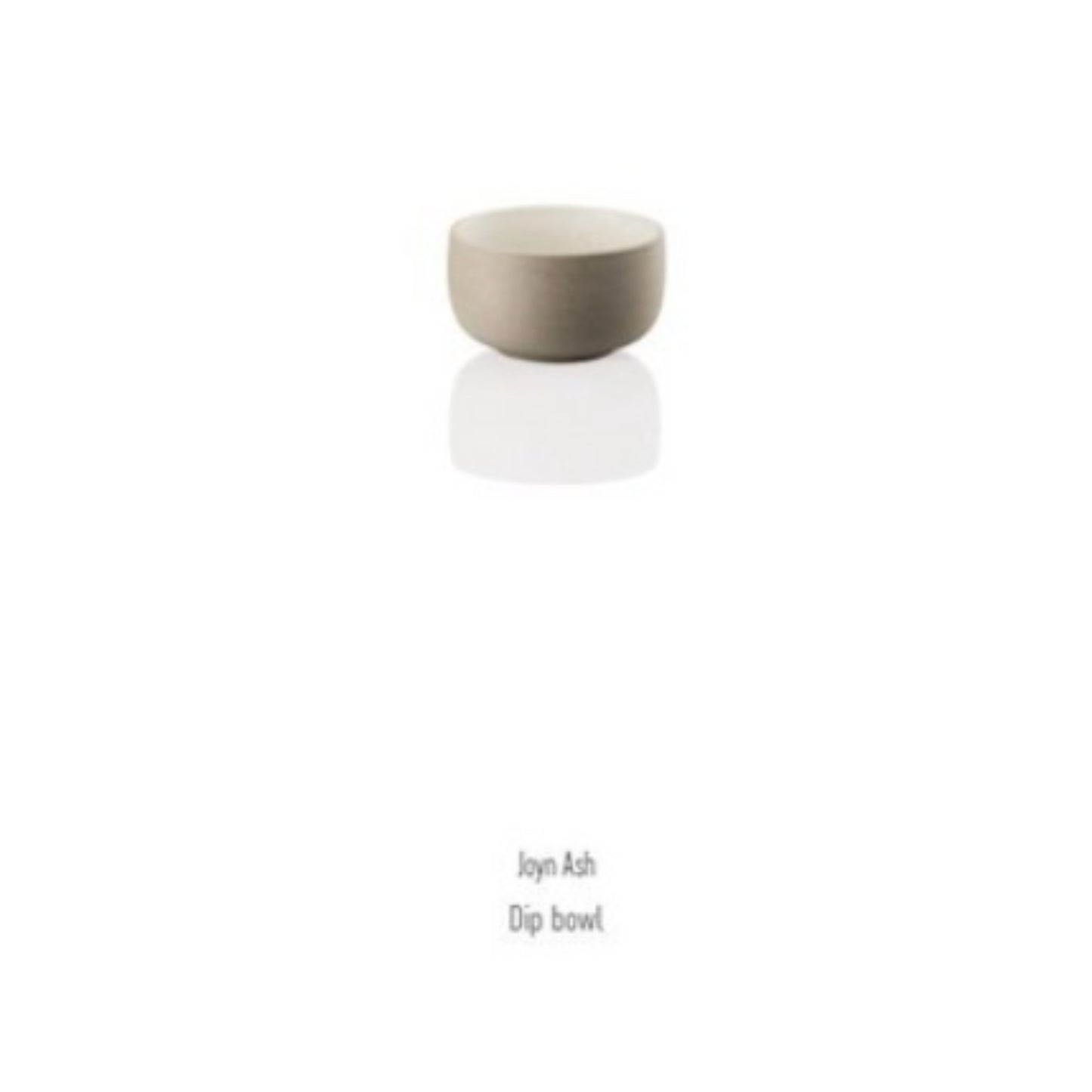 Stoneware dip bowl in light stone color – Joyn Ash