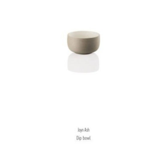 Stoneware dip bowl in light stone color – Joyn Ash