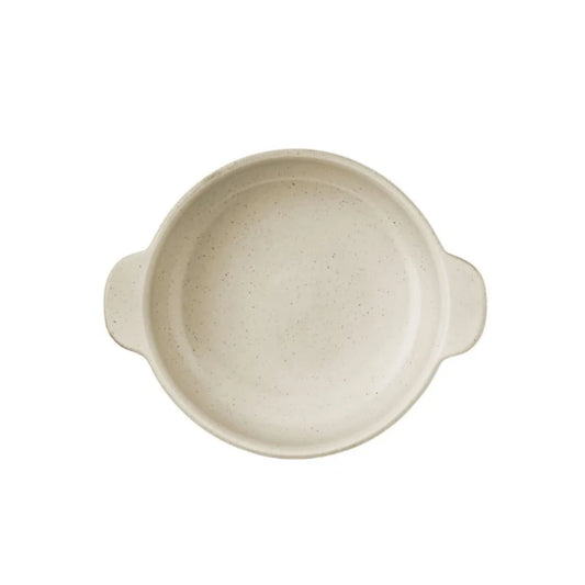 Stoneware sharing bowl in light stone color – Joyn Ash