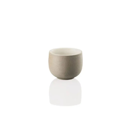 Stoneware espresso cup in light stone color – Joyn Ash
