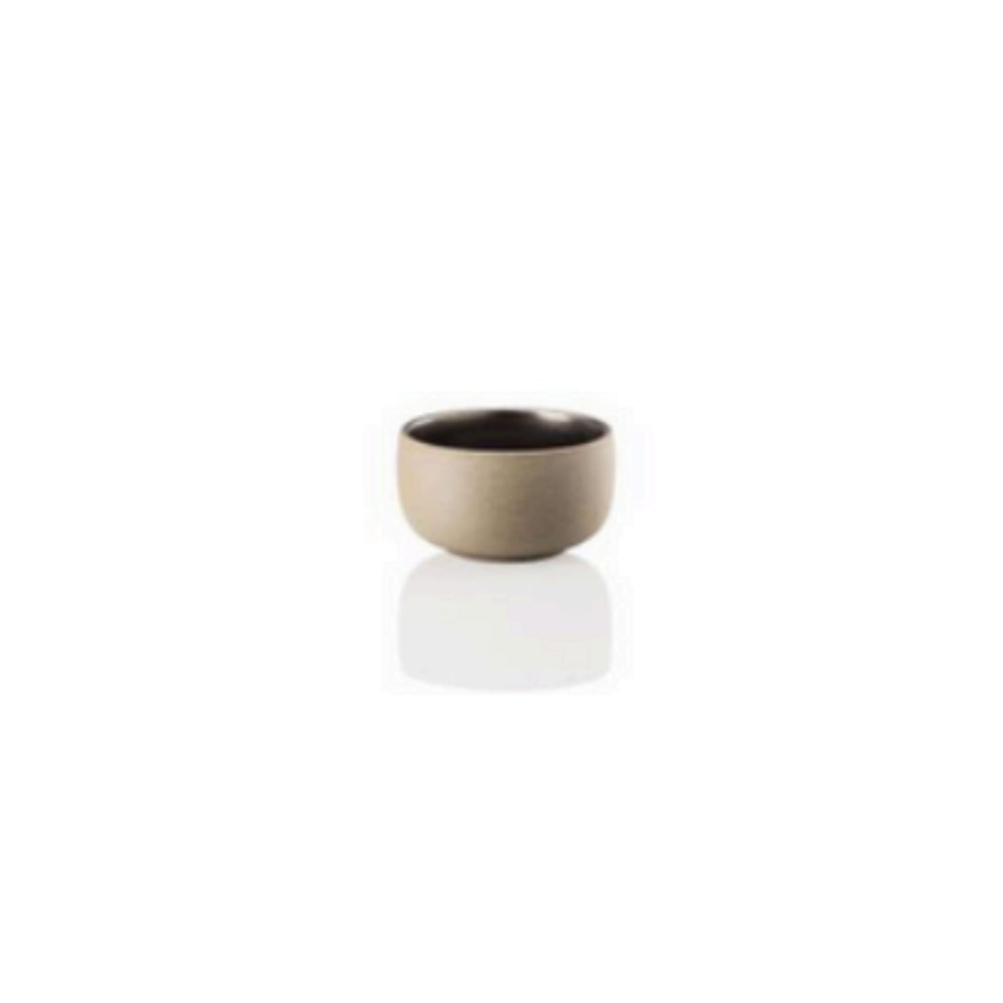 Stoneware dip bowl in deep iron tone – Joyn Iron