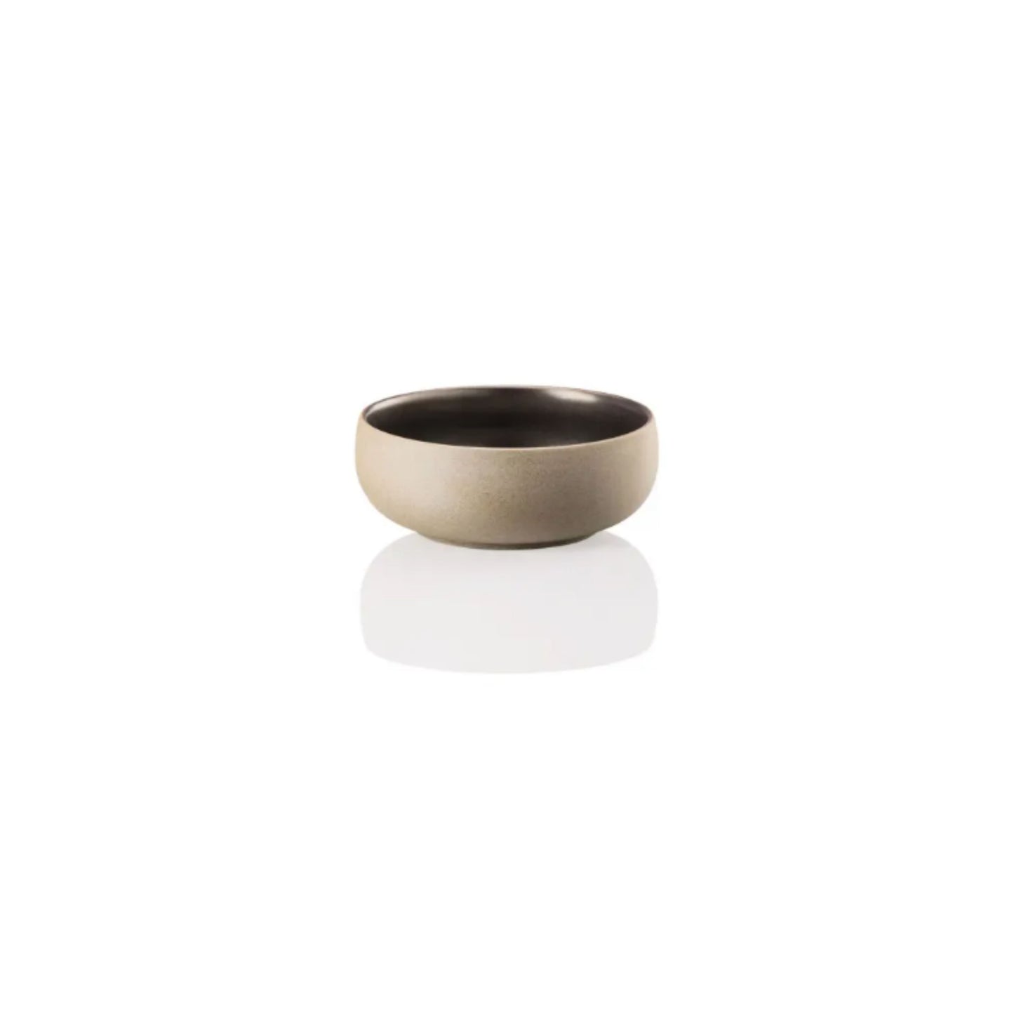 Round stoneware bowls in deep iron tone – Joyn Iron