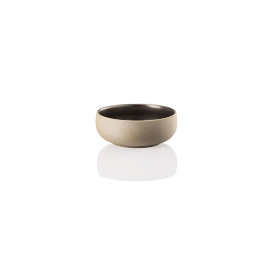 Round stoneware bowls in deep iron tone – Joyn Iron