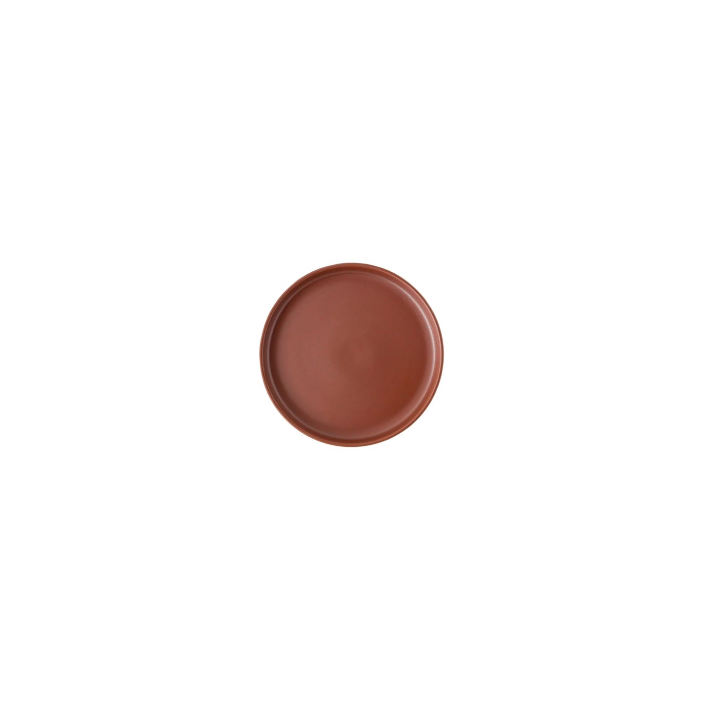 Round stoneware plates in warm speckled finish – Joyn Spark