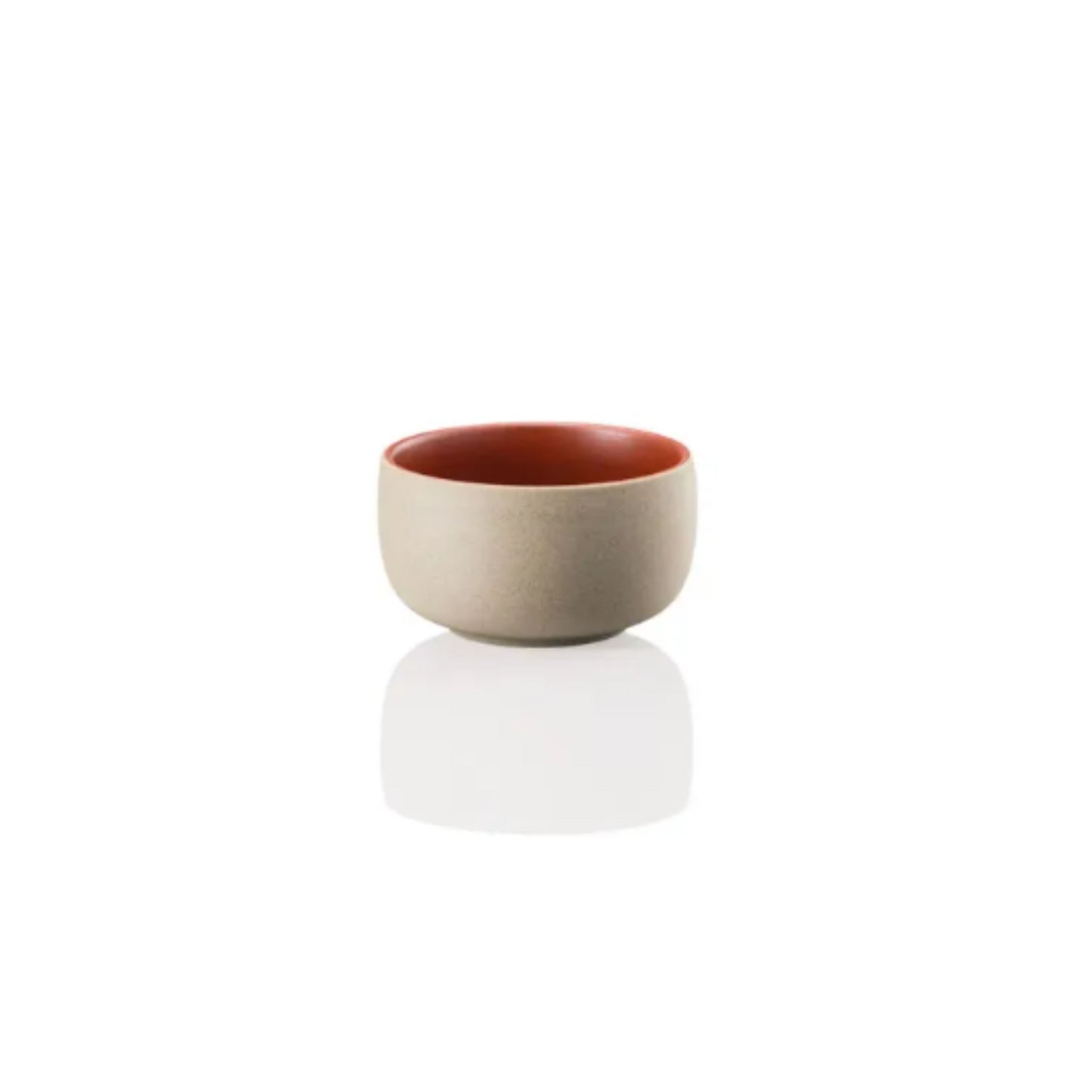 Stoneware dip bowl in warm speckled finish – Joyn Spark