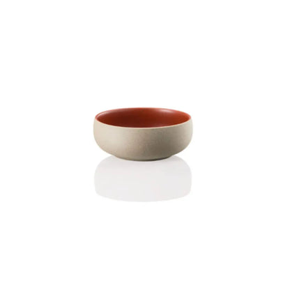 Round stoneware bowls in warm speckled finish – Joyn Spark