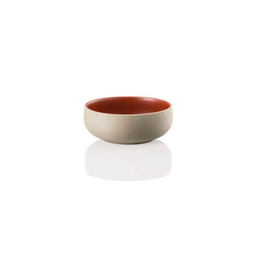 Round stoneware bowls in warm speckled finish – Joyn Spark