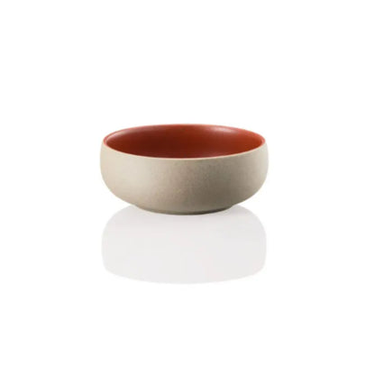 Round stoneware bowls in warm speckled finish – Joyn Spark
