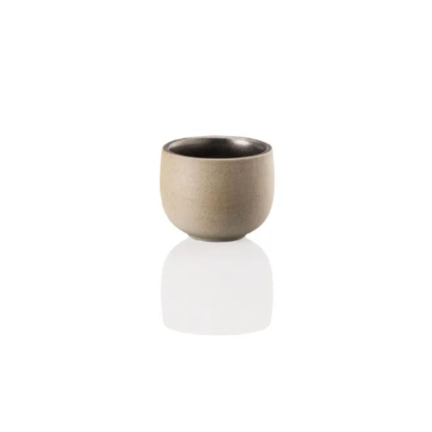 Stoneware espresso cup in deep iron tone – Joyn Iron