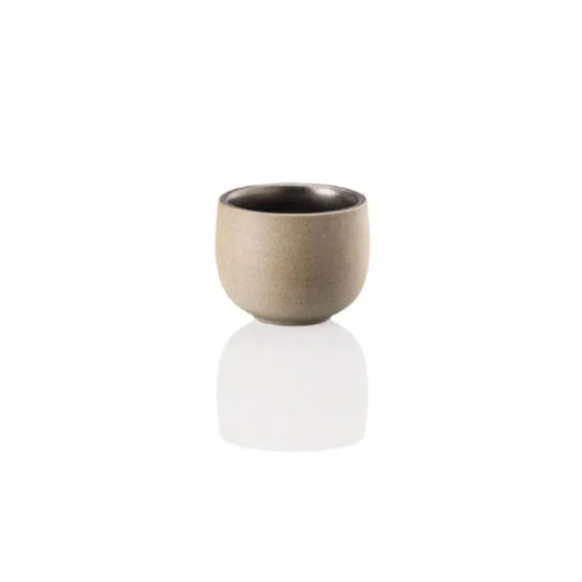Stoneware espresso cup in deep iron tone – Joyn Iron