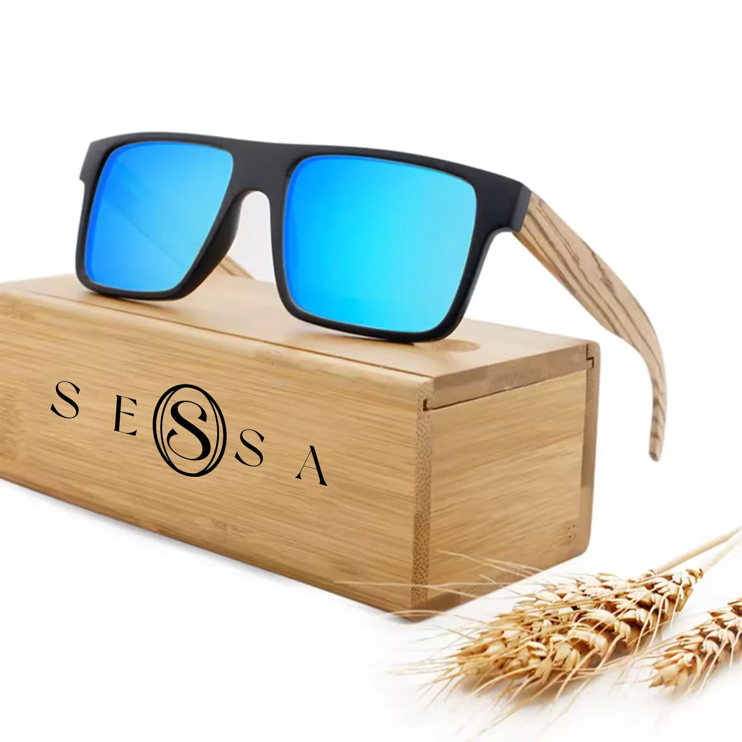 Eco-Friendly Bamboo & Wood Sunglasses with Custom Logo