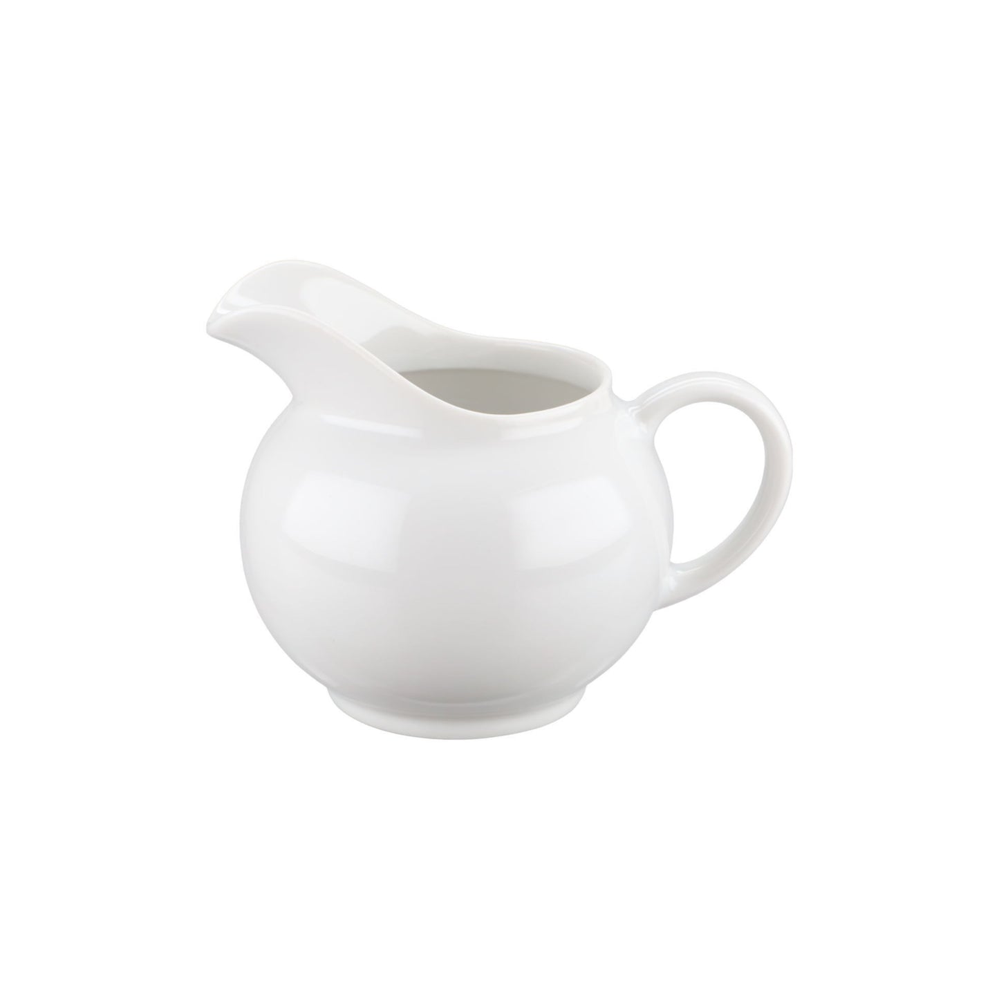 Rounded Porcelain Creamer Pitcher A0305