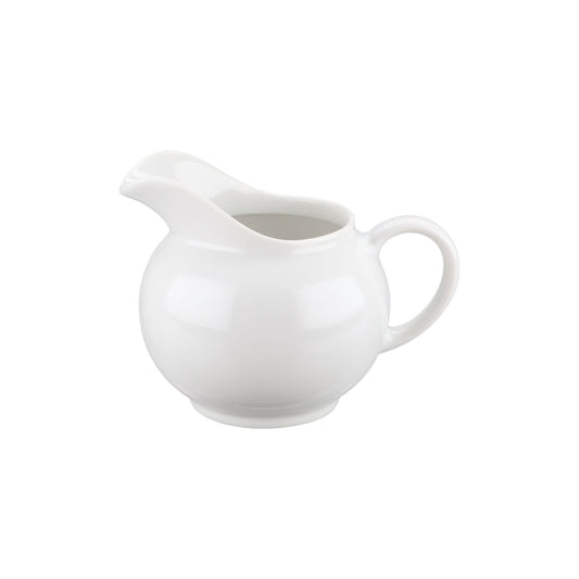 Rounded Porcelain Creamer Pitcher A0305