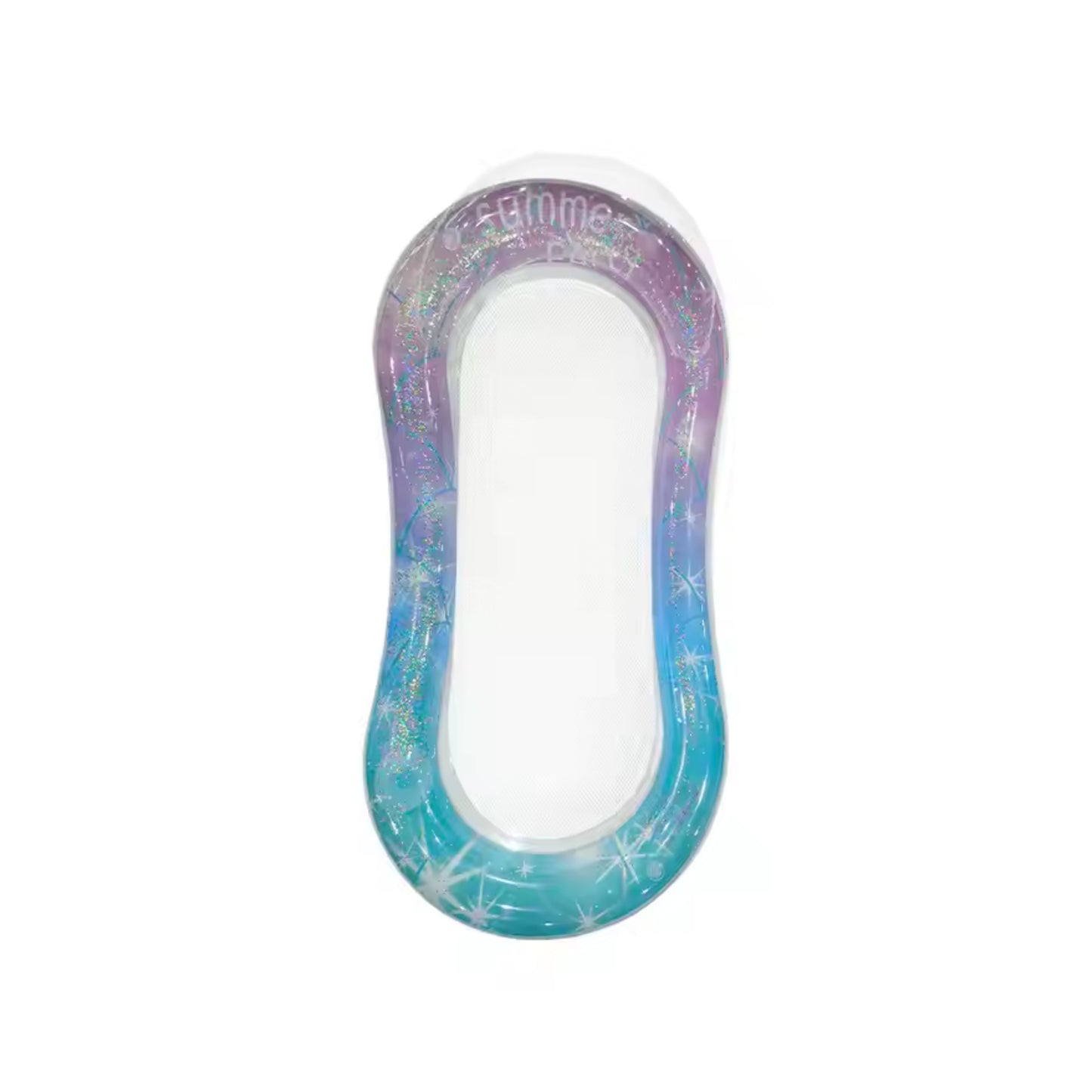 Pool Float – Transparent Clip Net Floating Lounger (FP-LPJBWBTY)