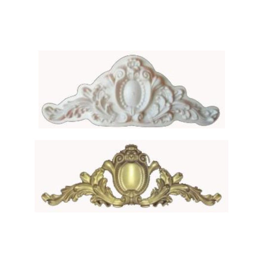 Plastic Pediment Mold – Classical Design (P-6)
