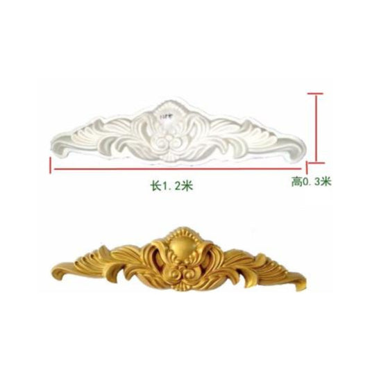 Plastic Pediment Mold – Classical Design (P-11)
