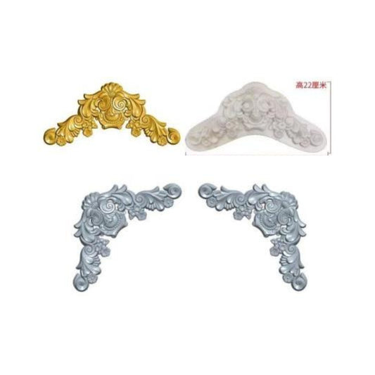 Plastic Pediment Mold – Classical Design (P-12)