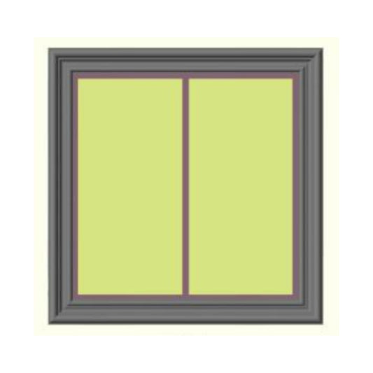 Window Mold – Straight Frame Set (No. 2)